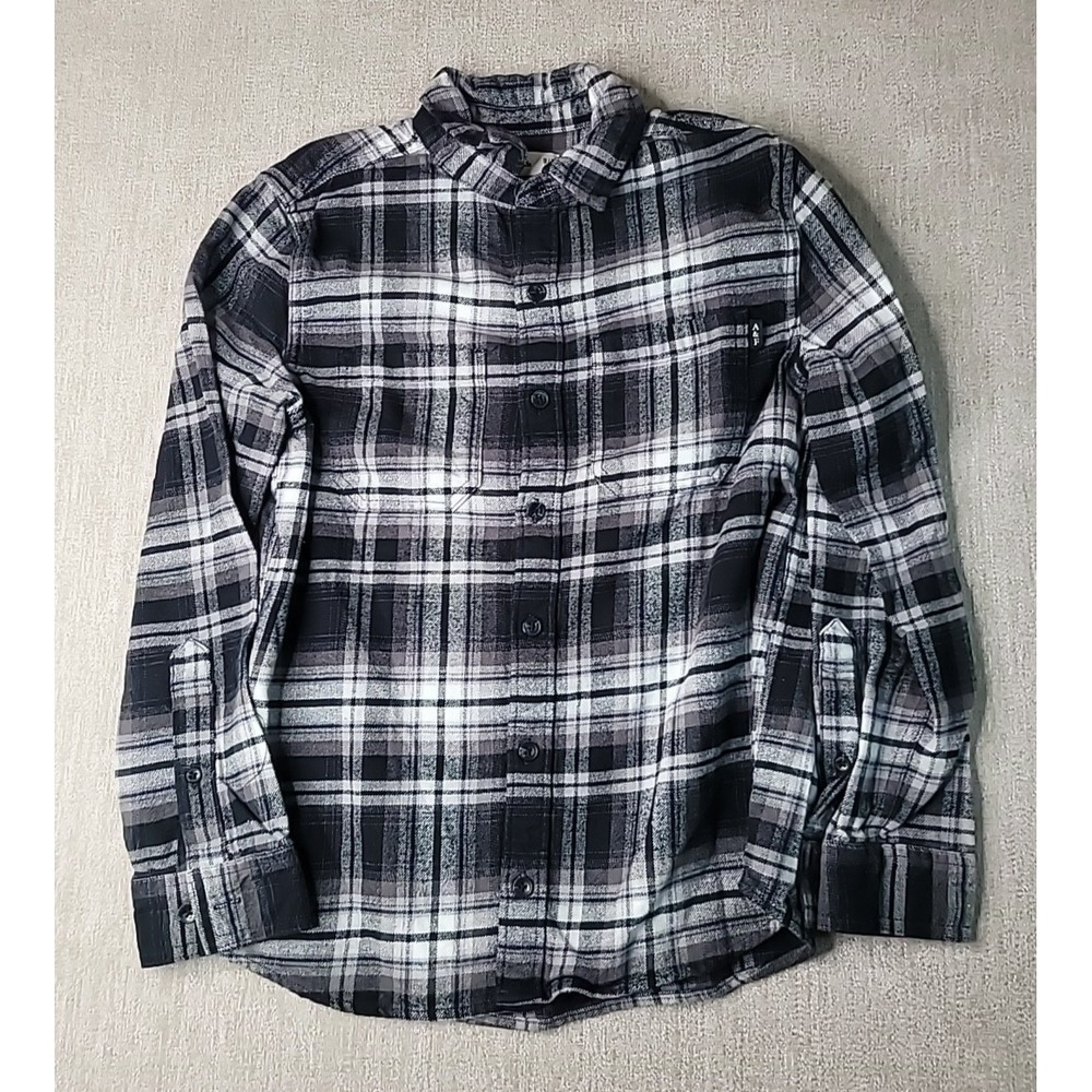 5 Abercrombie Kids Boys 9/10 Flannel Long Sleeve‎ Shirts Plaid & Sweatshirt EUC - Picture 13 of 15
